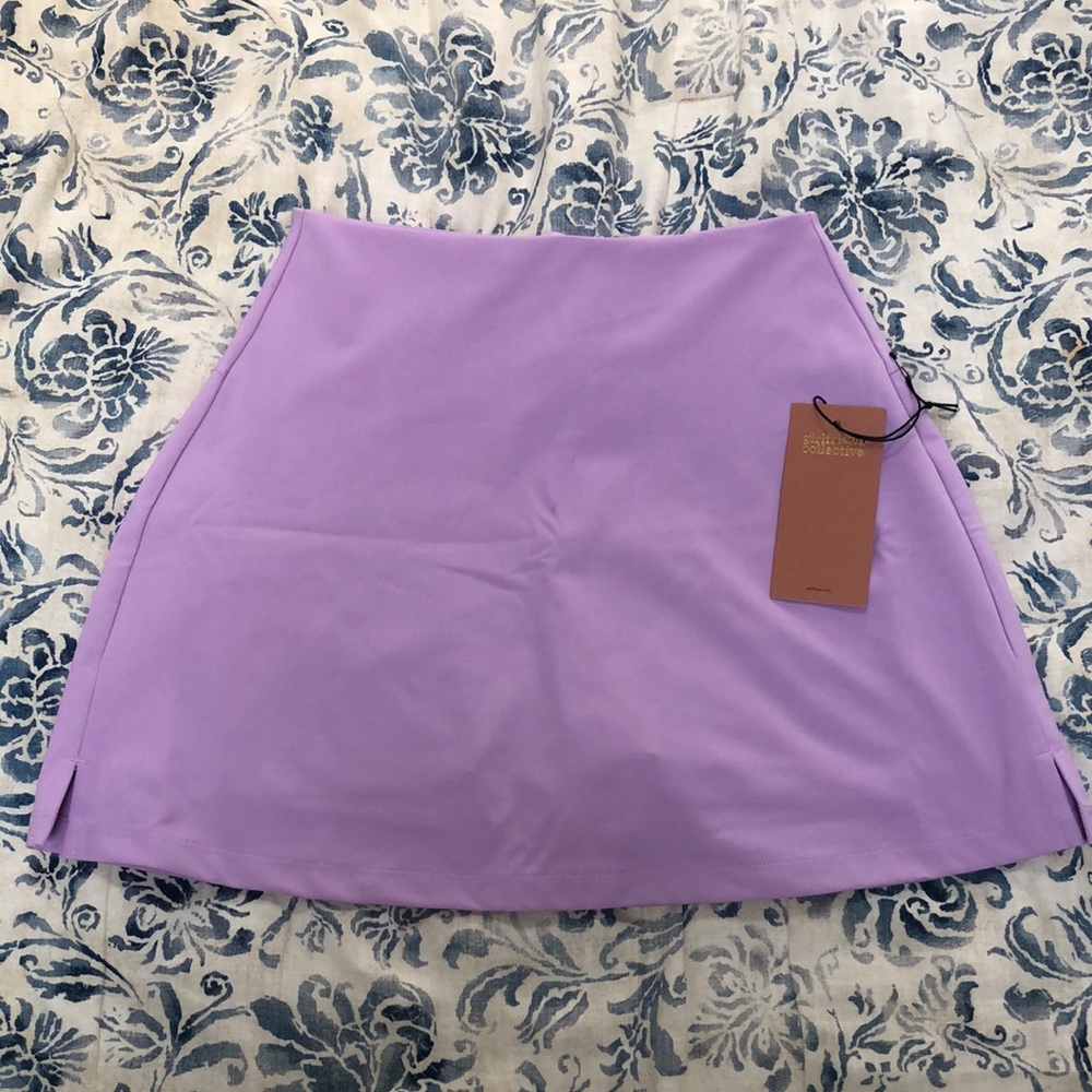 girlfriend collective Lilac Skort (M, NWT)
